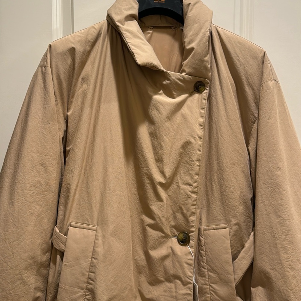 Uniqlo new women’s long padded trench coat Sz S